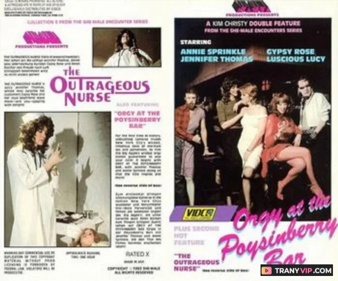 [Metro Interactive / Vidco Entertainment] She-Male Encounters 5 - Orgy At The Poysinberry Bar [SD] Annie Sprinkle, Jennifer Tomas, Gypsy Rose, Luscious Lucy