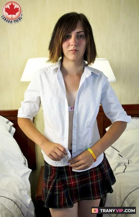 Skye Goes Solo in This Canada-Tgirl Shemale Masturbation Clip - Trans Porn Video on TranyVIP