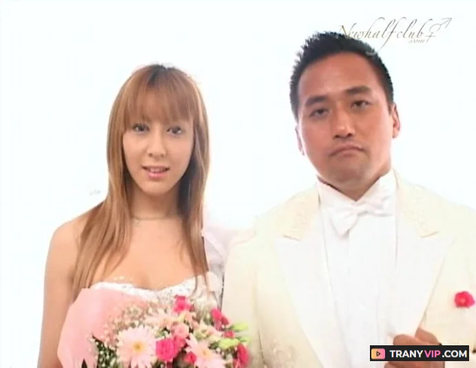 Hime Tsukino Takes a Partner on Her Wedding Night - Trans Porn Video on TranyVIP