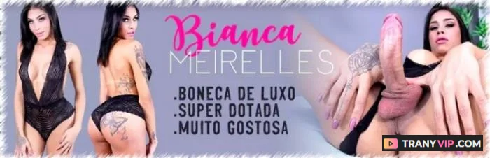 Bianca Meirelles - Brazilian Shemale Solo Cumshot Video - Trans Porn Video on TranyVIP