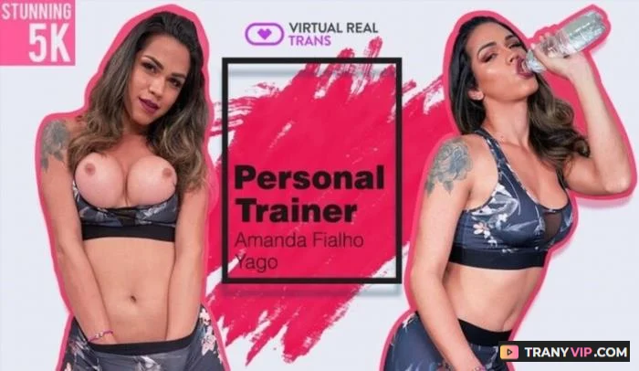 Amanda Fialho Latina Shemale Personal Trainer Workout - Trans Porn Video on TranyVIP
