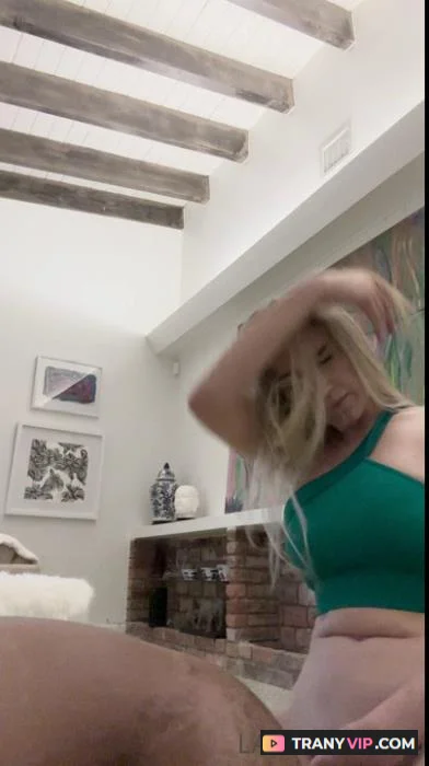 Lana Madison Takes BBC - Interracial Anal Blowjob - popular trans video on TranyVIP