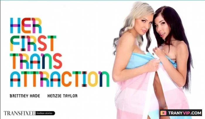 Kenzie Taylor and Brittney Kade - Trans Photo Shoot Turns Sensual - Trans Porn Video on TranyVIP