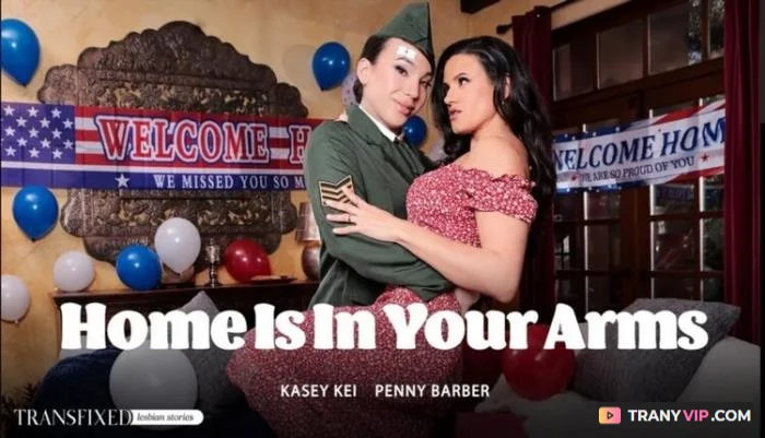 Kasey Kei and Penny Barber Reunite in Transfixed Feature - Trans Porn Video on TranyVIP