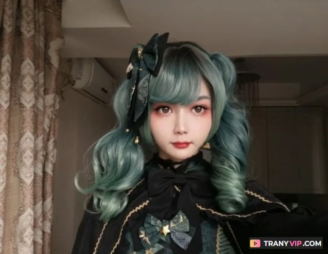 Yeye666666 Solo Crossdress Cosplay Transsexual Series download on TranyVIP