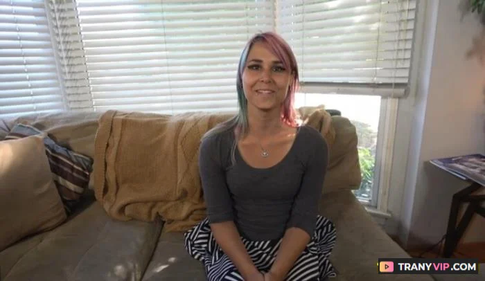 Sasha Krasivyy - Shemale Solo Showcase at TS-CastingCouch - Trans Porn Video on TranyVIP