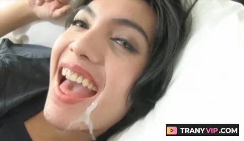 Sofie - Brooklyn Be Mine Jerkoff Facial Ladyboy - Trans Porn Video on TranyVIP