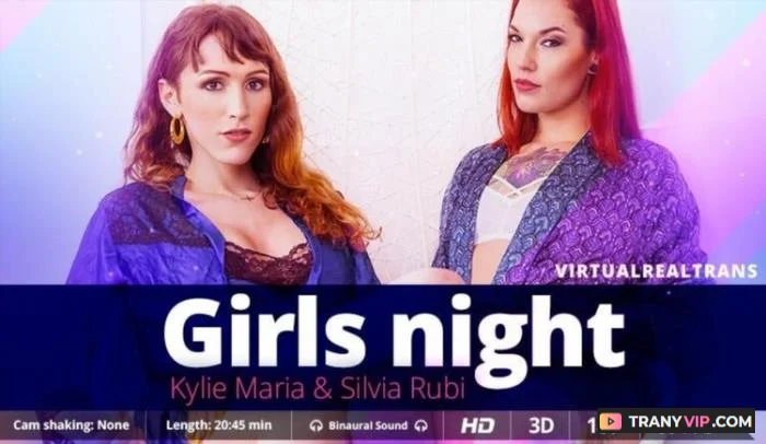 Kylie Maria and Silvia Rubi - Spanish Trans VR Threesome - related trans video on TranyVIP