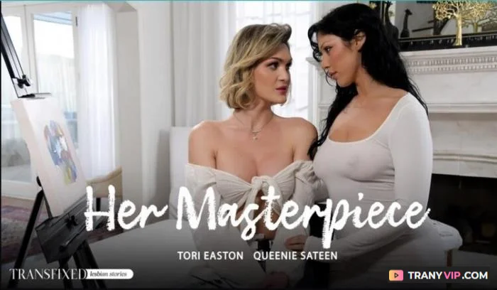 Tori Easton and Queenie Sateen - Shemale on Female - related trans video on TranyVIP