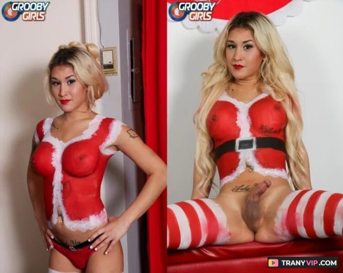 Pink Von Dee - Shemale Solo Dildo from GroobyGirls - popular trans video on TranyVIP