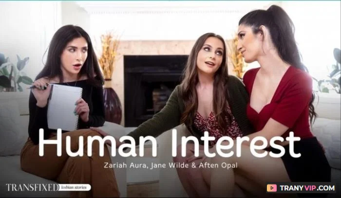 Jane Wilde, Aften Opal and Zariah Aura - Trans Couple Threesome - Trans Porn Video on TranyVIP