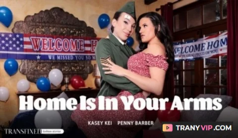 Kasey Kei and Penny Barber - Home Is In Your Arms - related trans video on TranyVIP