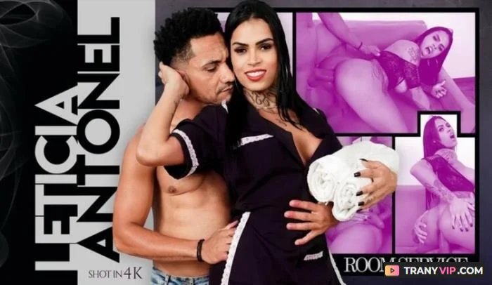 Leticia Antonel - Room Service Trans Hardcore - popular trans video on TranyVIP