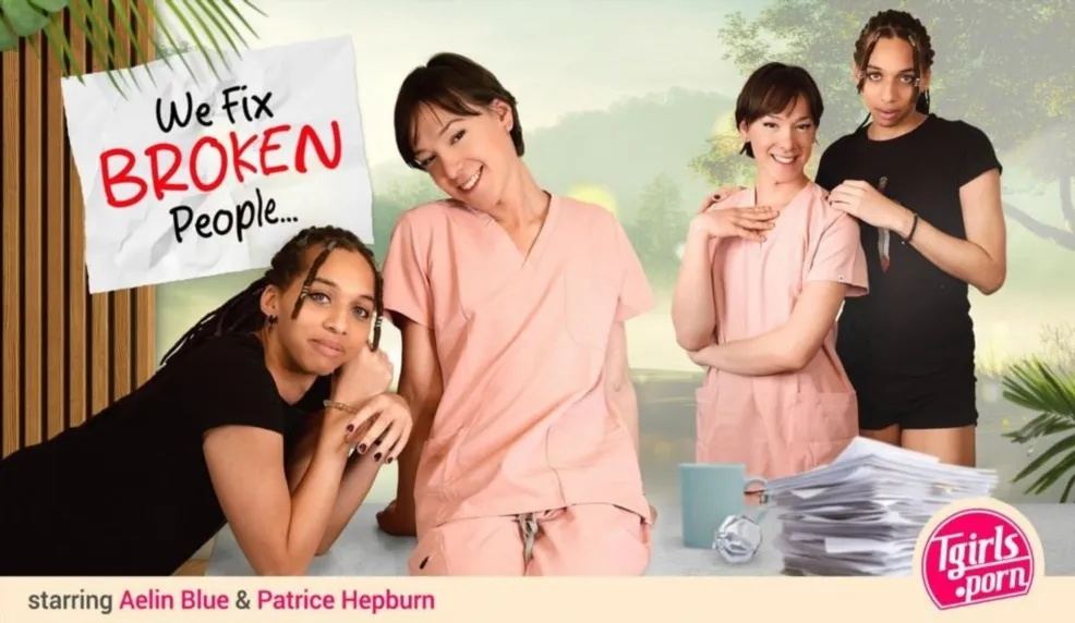 Aelin Blue & Patrice Hepburn: Hard Shemale on Shemale Anal - Trans Porn Video on TranyVIP