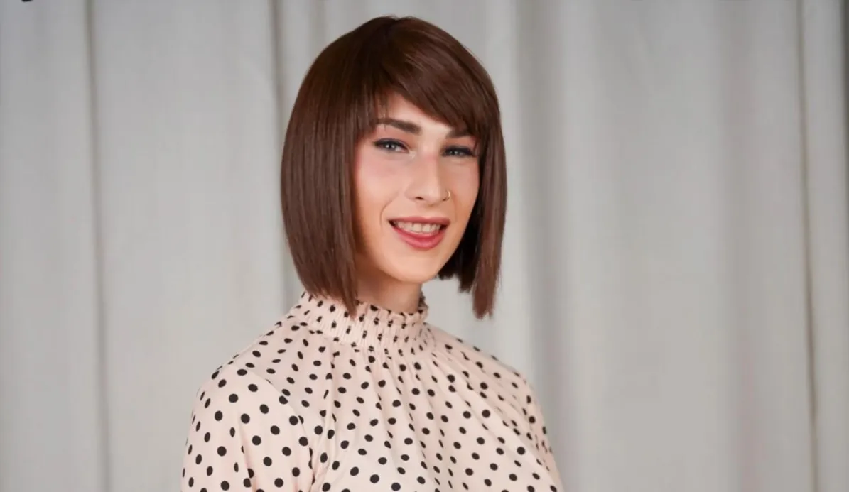 The Delectable Saphira Blu in Lingerie and Stockings download on TranyVIP