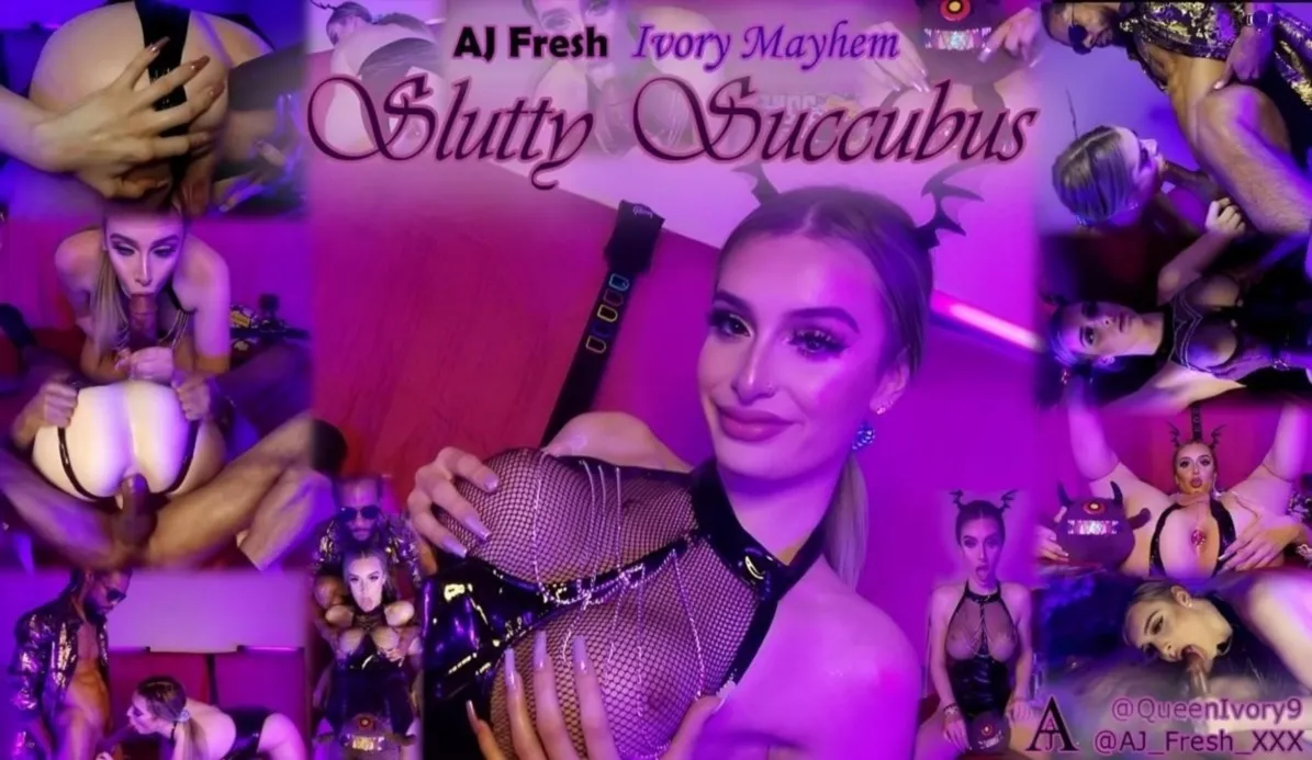 AJ Fresh & Ivory Mayhem Play A Slutty Succubus download on TranyVIP
